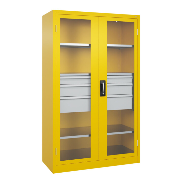 C+P Armoire lourde Acurado Pro 1950 × 1200 × 500 mm RAL 1023