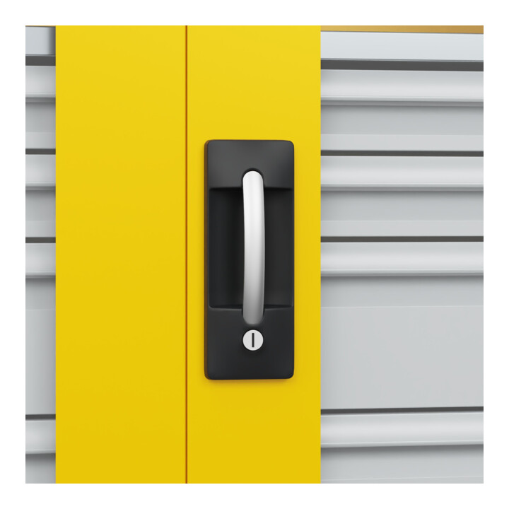 C+P Armoire lourde Acurado Pro 1950 × 1200 × 500 mm RAL 1023