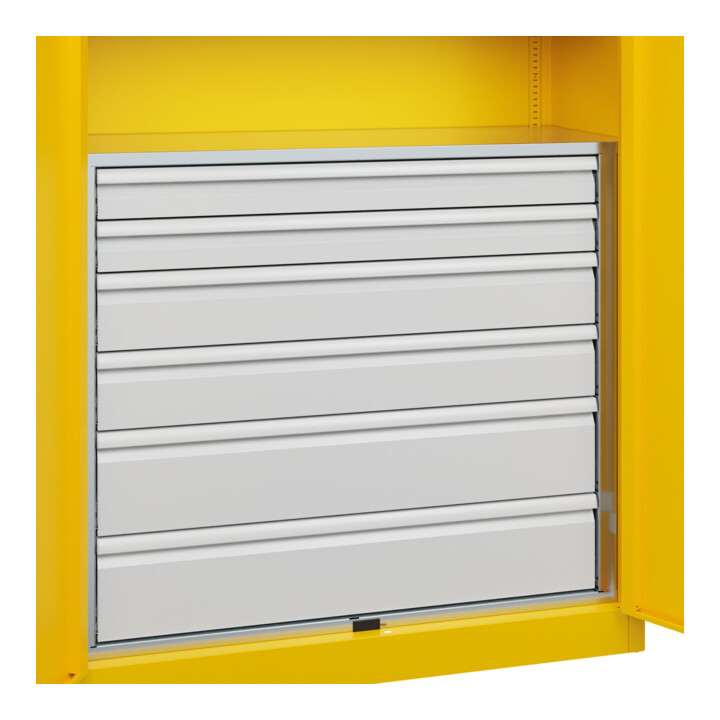 C+P Armoire lourde Acurado Pro 1950 × 1200 × 500 mm RAL 1023