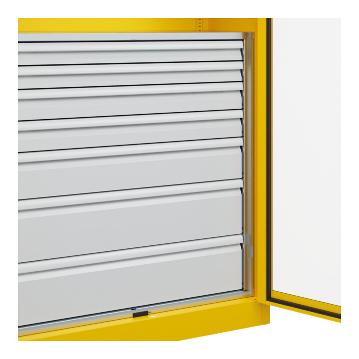 C+P Armoire lourde Acurado Pro 1950 × 1200 × 500 mm RAL 1023