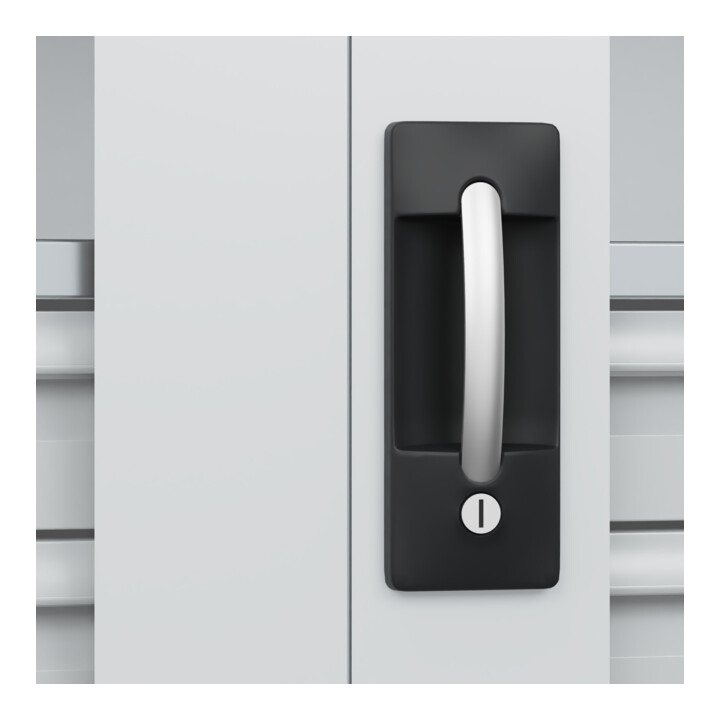 C+P Armoire lourde Acurado Pro 1950 x 1200 x 500 mm RAL 7035