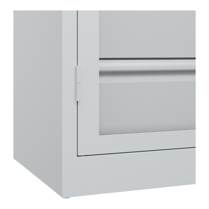 C+P Armoire lourde Acurado Pro 1950 x 1200 x 500 mm RAL 7035