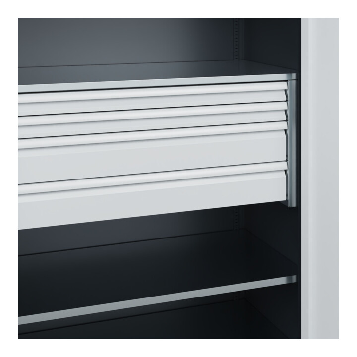 C+P Armoire lourde Acurado Pro 1950 x 1200 x 600 mm 7016/7035