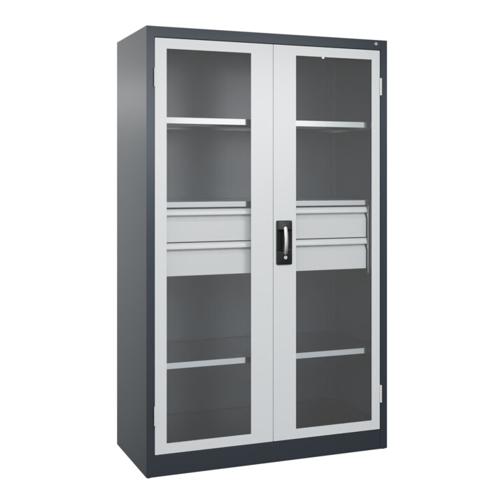C+P Armoire lourde Acurado Pro 1950 x 1200 x 600 mm 7016/7035