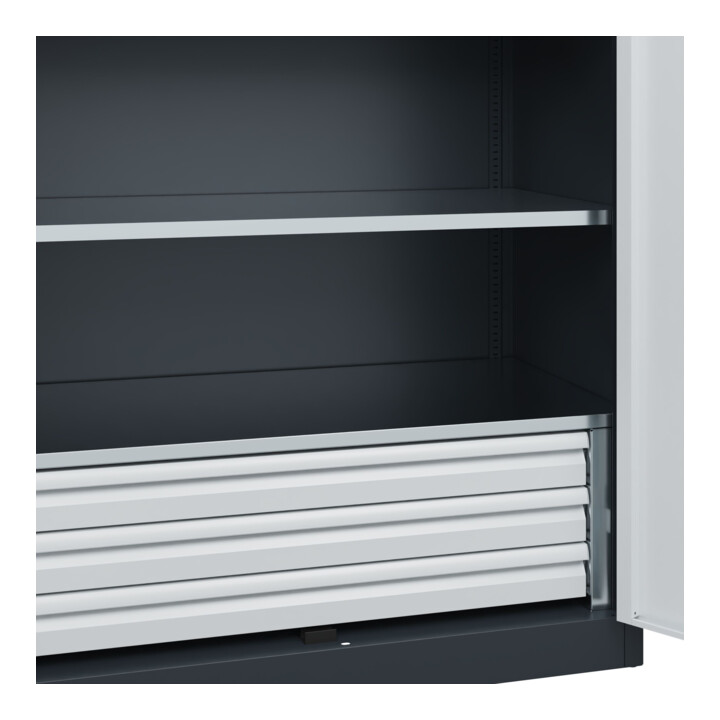 C+P Armoire lourde Acurado Pro 1950 x 1200 x 600 mm 7016/7035