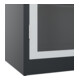 C+P Armoire lourde Acurado Pro 1950 x 1200 x 600 mm 7021/7035