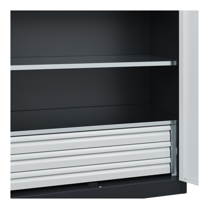 C+P Armoire lourde Acurado Pro 1950 x 1200 x 600 mm 7021/7035