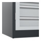C+P Armoire lourde Acurado Pro 1950 x 1200 x 600 mm 7021/7035