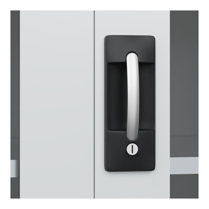 C+P Armoire lourde Acurado Pro 1950 x 1200 x 600 mm 7021/7035