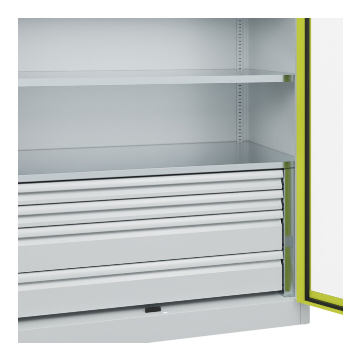 C+P Armoire lourde Acurado Pro 1950 x 1200 x 600 mm 7035/0024