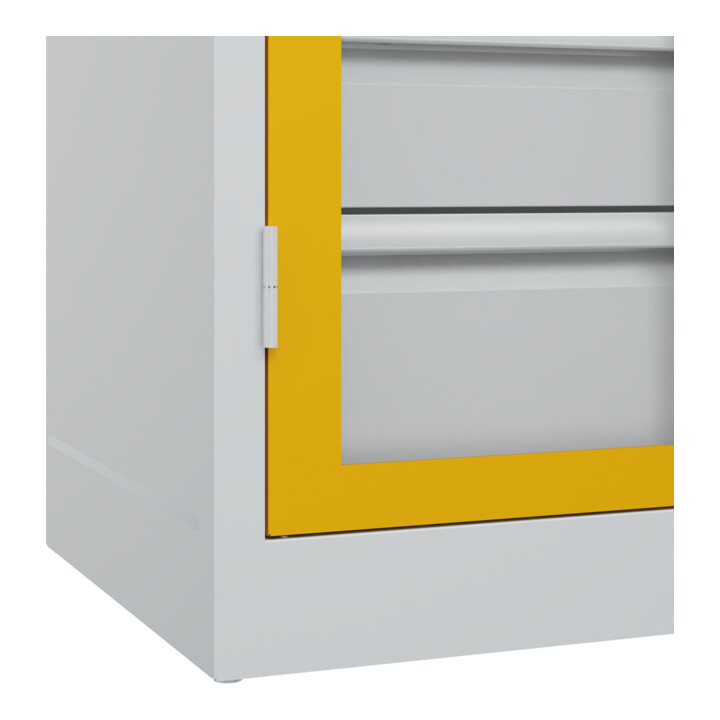C+P Armoire lourde Acurado Pro 1950 x 1200 x 600 mm 7035/1004