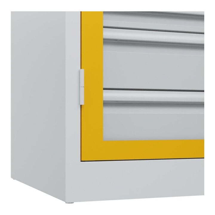 C+P Armoire lourde Acurado Pro 1950 x 1200 x 600 mm 7035/1004