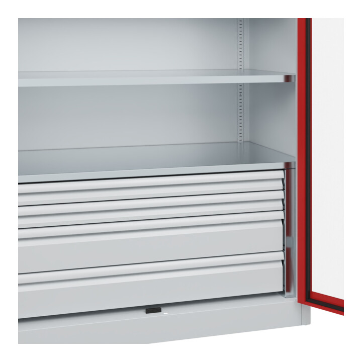 C+P Armoire lourde Acurado Pro 1950 x 1200 x 600 mm 7035/3000