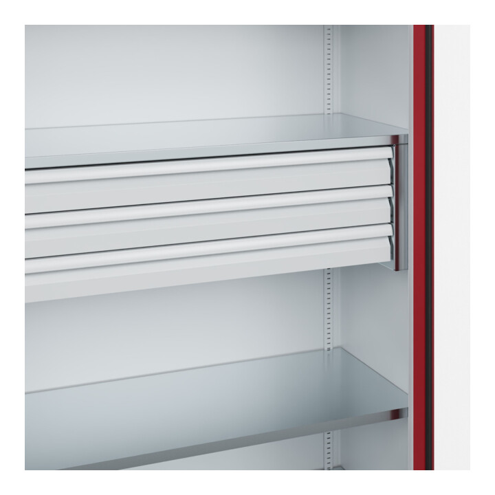 C+P Armoire lourde Acurado Pro 1950 x 1200 x 600 mm 7035/3003