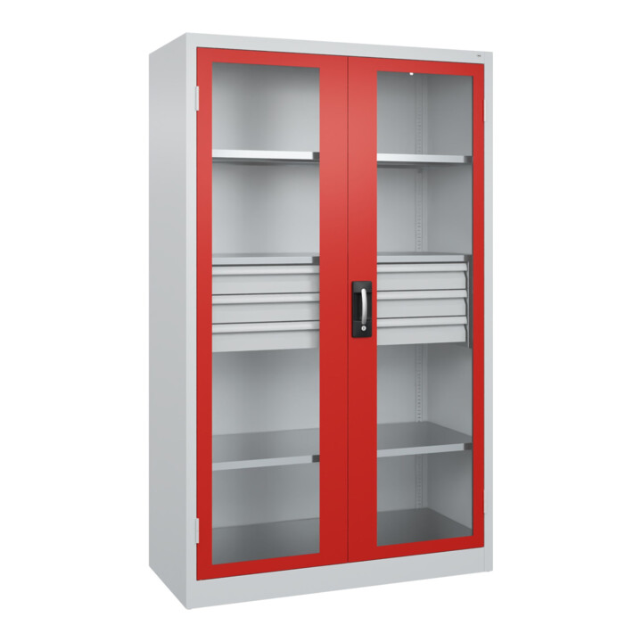 C+P Armoire lourde Acurado Pro 1950 x 1200 x 600 mm 7035/3020