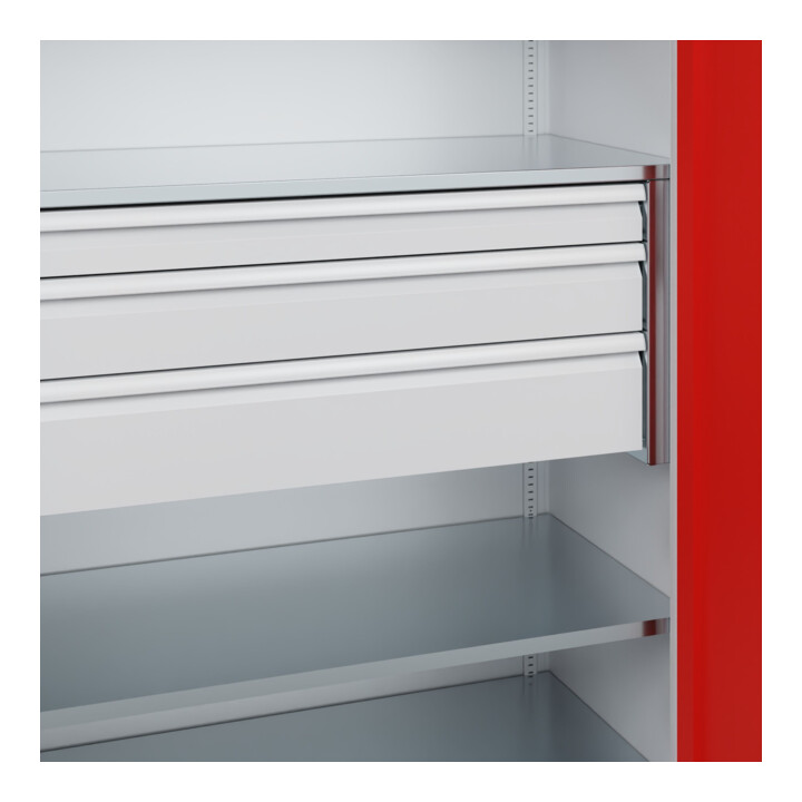C+P Armoire lourde Acurado Pro 1950 x 1200 x 600 mm 7035/3020