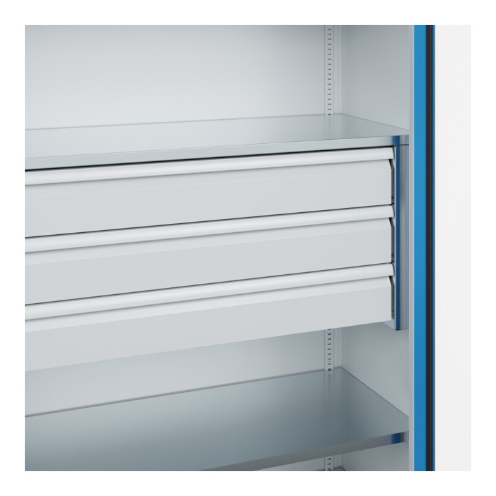 C+P Armoire lourde Acurado Pro 1950 x 1200 x 600 mm 7035/5012