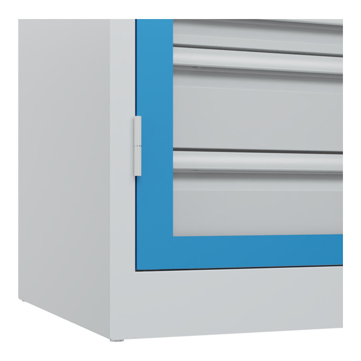 C+P Armoire lourde Acurado Pro 1950 x 1200 x 600 mm 7035/5012