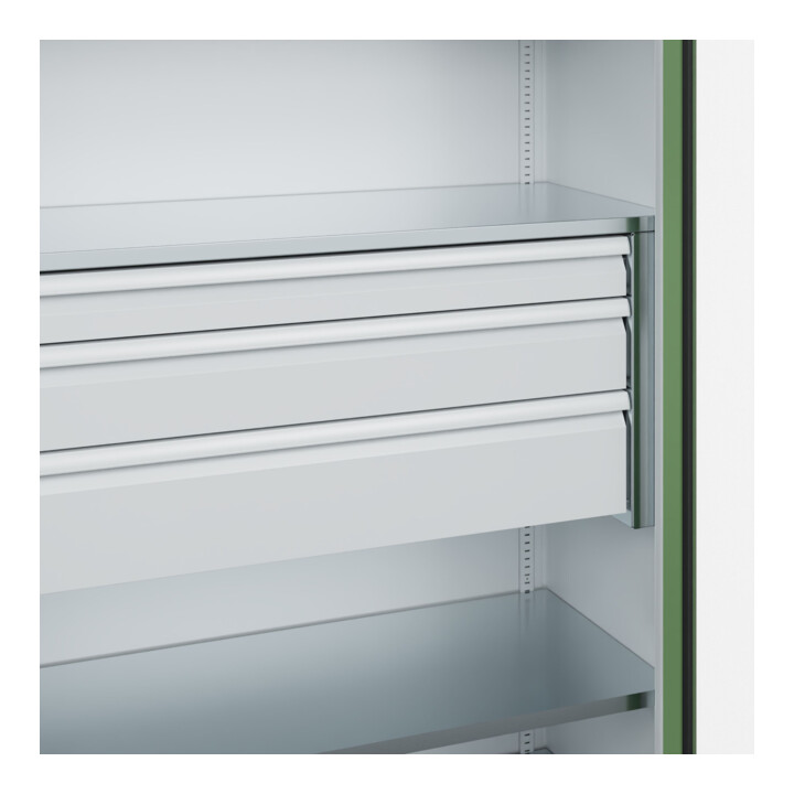 C+P Armoire lourde Acurado Pro 1950 x 1200 x 600 mm 7035/6011