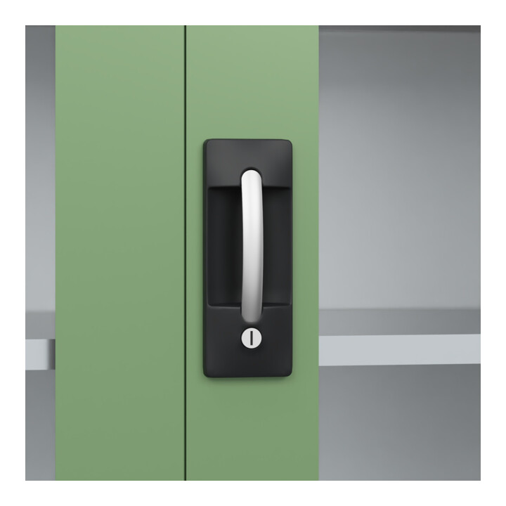 C+P Armoire lourde Acurado Pro 1950 x 1200 x 600 mm 7035/6011