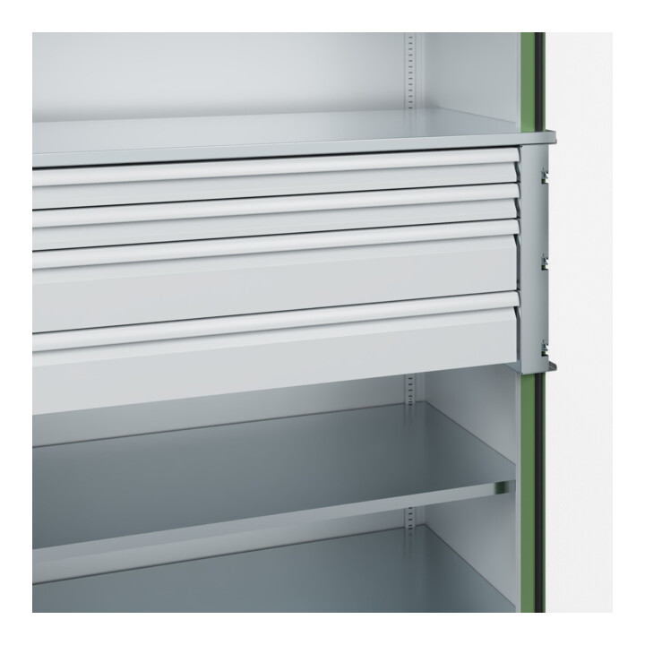 C+P Armoire lourde Acurado Pro 1950 x 1200 x 600 mm 7035/6011
