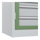 C+P Armoire lourde Acurado Pro 1950 x 1200 x 600 mm 7035/6011