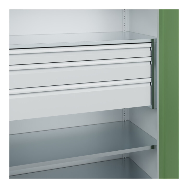 C+P Armoire lourde Acurado Pro 1950 x 1200 x 600 mm 7035/6011