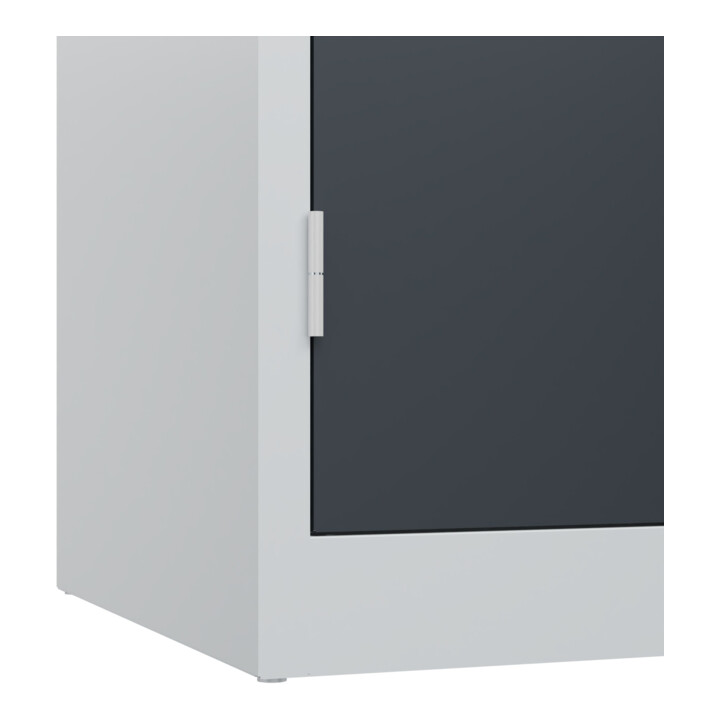 C+P Armoire lourde Acurado Pro 1950 x 1200 x 600 mm 7035/7016