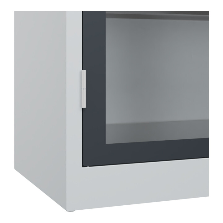 C+P Armoire lourde Acurado Pro 1950 x 1200 x 600 mm 7035/7016