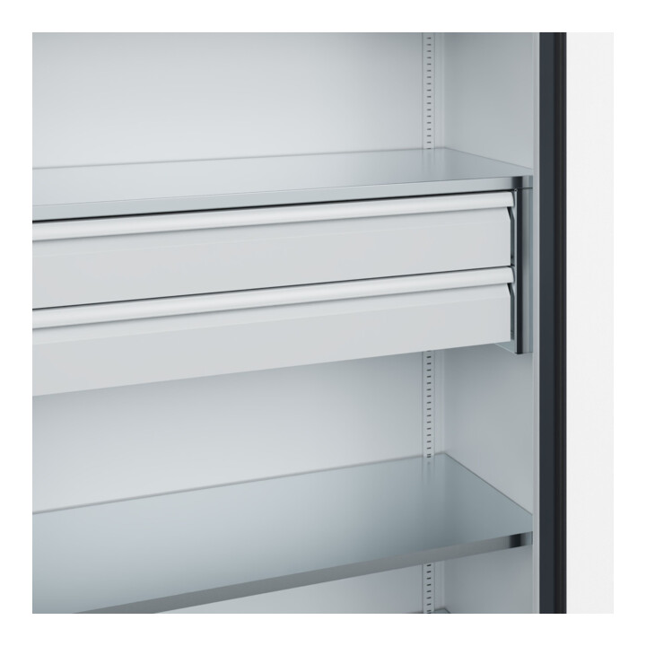 C+P Armoire lourde Acurado Pro 1950 x 1200 x 600 mm 7035/7016