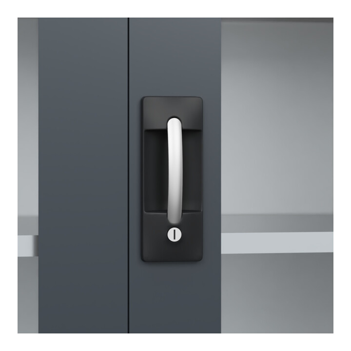 C+P Armoire lourde Acurado Pro 1950 x 1200 x 600 mm 7035/7016