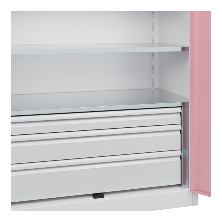 C+P Armoire lourde Acurado Pro 1950 x 1200 x 600 mm 9016/3015