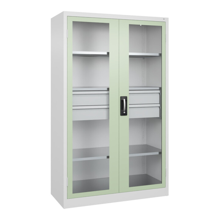 C+P Armoire lourde Acurado Pro 1950 × 1200 × 600 mm 9016/6019