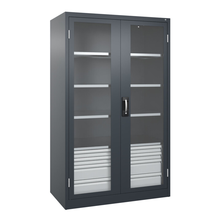 C+P Armoire lourde Acurado Pro 1950 x 1200 x 600 mm Anthracite