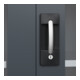 C+P Armoire lourde Acurado Pro 1950 x 1200 x 600 mm Anthracite