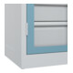 C+P Armoire lourde Acurado Pro 1950 x 1200 x 600 mm avec tiroirs