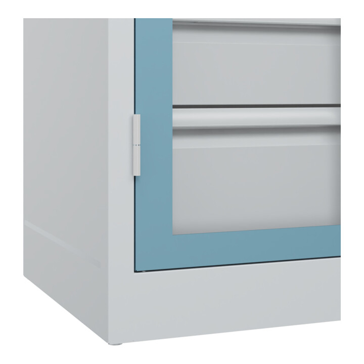 C+P Armoire lourde Acurado Pro 1950 x 1200 x 600 mm avec tiroirs