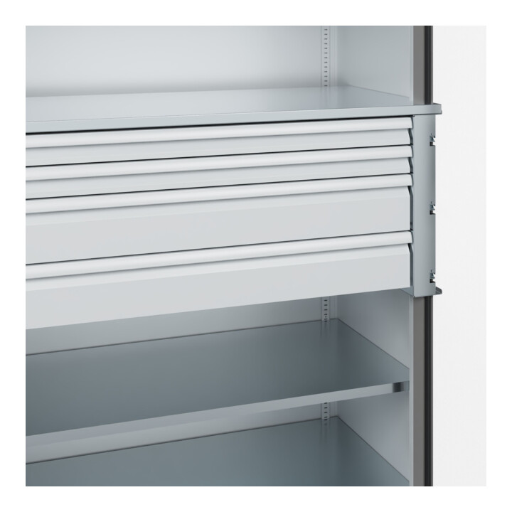 C+P Armoire lourde Acurado Pro 1950 x 1200 x 600 mm avec tiroirs