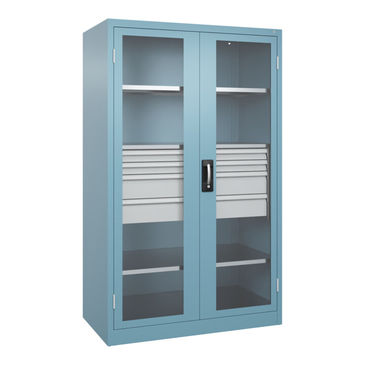 C+P Armoire lourde Acurado Pro 1950 x 1200 x 600 mm avec tiroirs