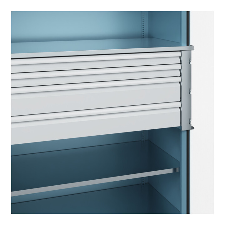 C+P Armoire lourde Acurado Pro 1950 x 1200 x 600 mm avec tiroirs