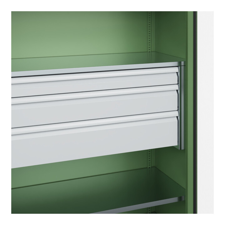 C+P Armoire lourde Acurado Pro 1950 x 1200 x 600 mm avec tiroirs