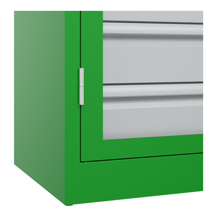 C+P Armoire lourde Acurado Pro 1950 x 1200 x 600 mm avec tiroirs