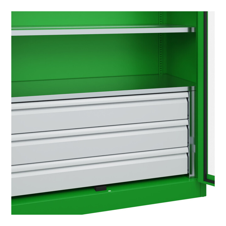 C+P Armoire lourde Acurado Pro 1950 x 1200 x 600 mm avec tiroirs