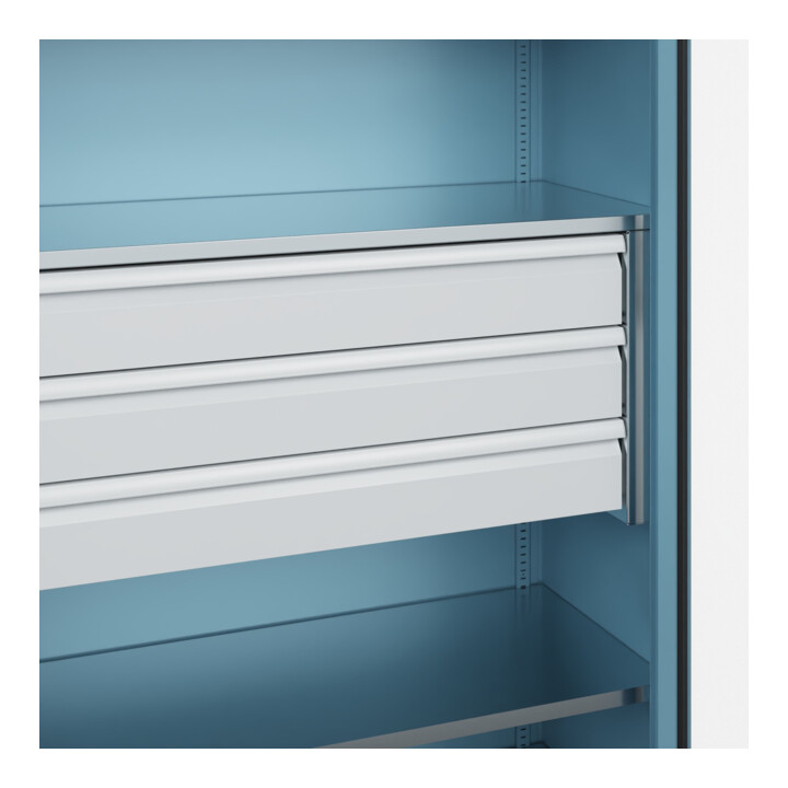 C+P Armoire lourde Acurado Pro 1950 x 1200 x 600 mm avec tiroirs