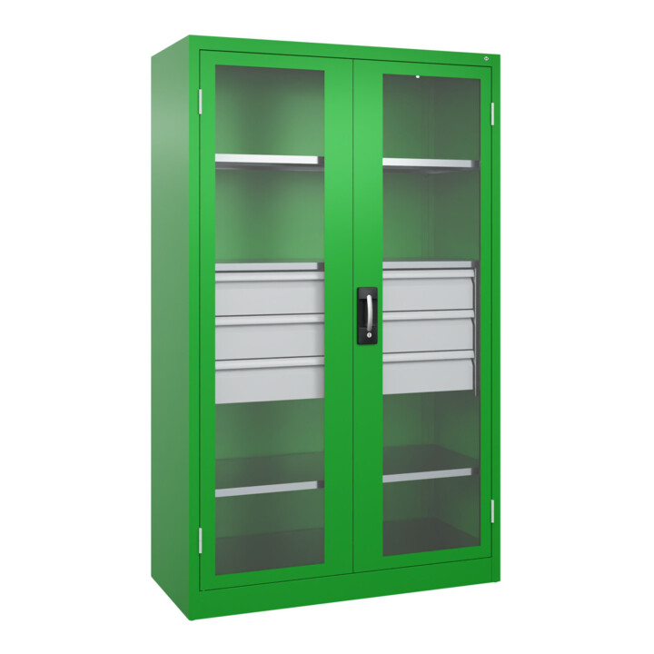 C+P Armoire lourde Acurado Pro 1950 x 1200 x 600 mm avec tiroirs