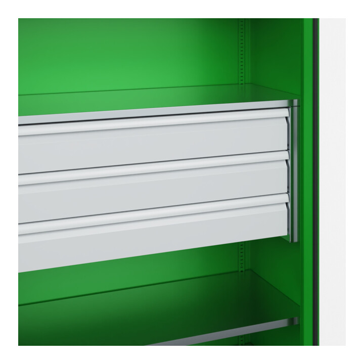 C+P Armoire lourde Acurado Pro 1950 x 1200 x 600 mm avec tiroirs