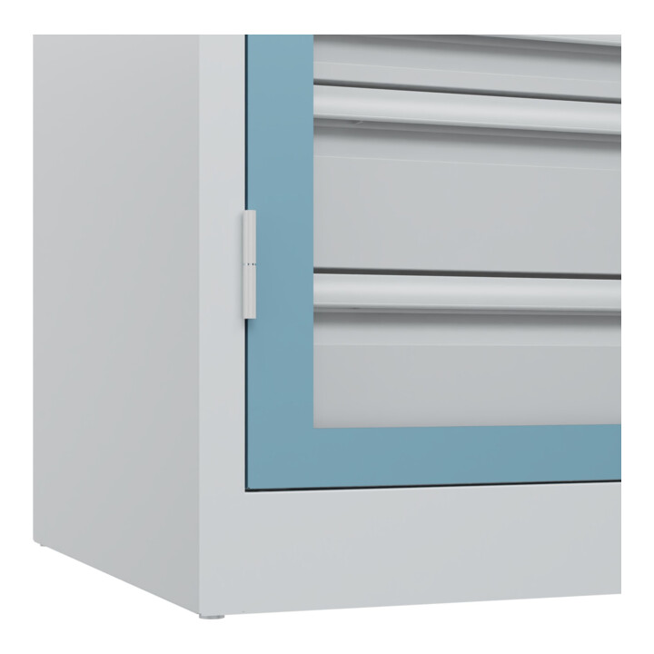 C+P Armoire lourde Acurado Pro 1950 x 1200 x 600 mm avec tiroirs
