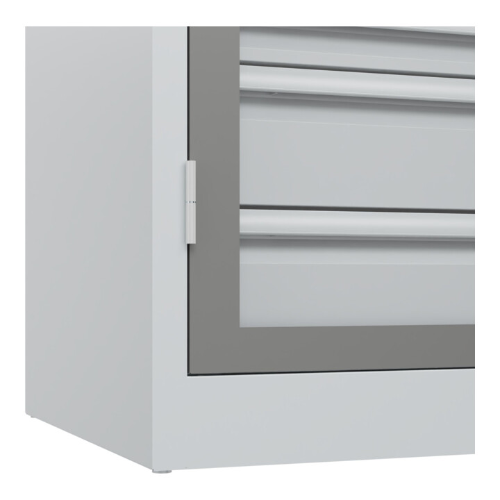 C+P Armoire lourde Acurado Pro 1950 x 1200 x 600 mm avec tiroirs