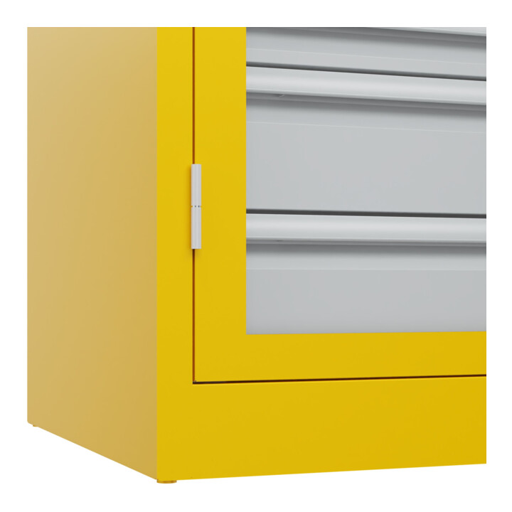 C+P Armoire lourde Acurado Pro 1950 x 1200 x 600 mm avec tiroirs