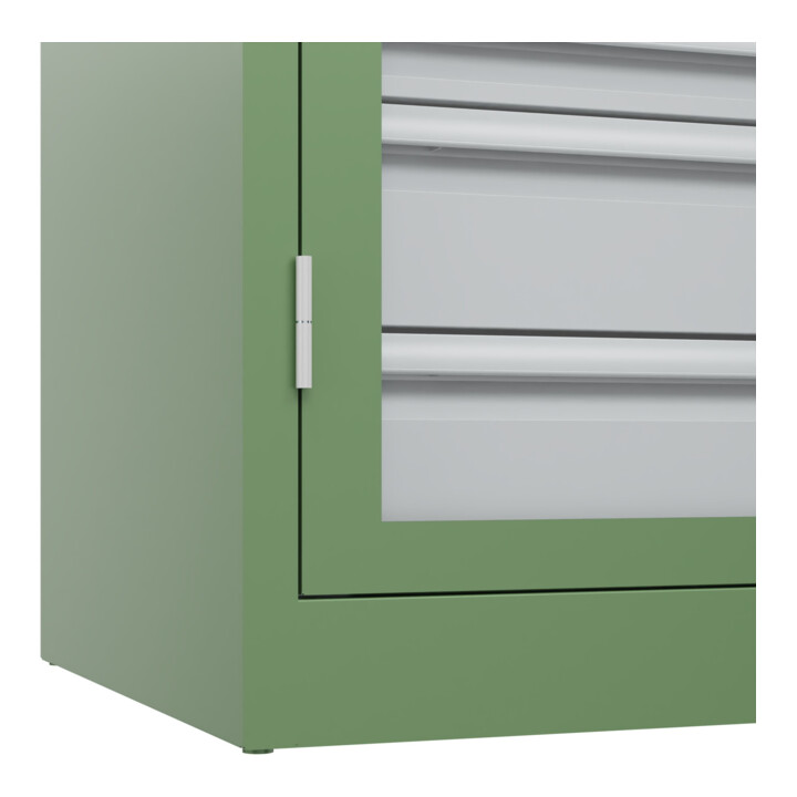 C+P Armoire lourde Acurado Pro 1950 x 1200 x 600 mm avec tiroirs